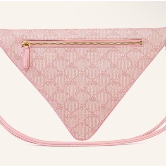 MCM Himmel Triangle Pouch In Pink/Silver NWT - Picture 2 of 7